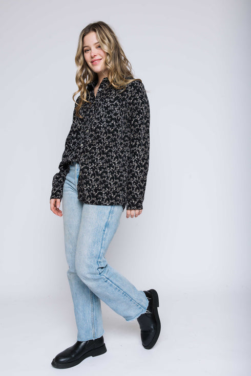 Nora-Oversize Button-Up